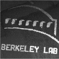 Far-field diffraction pattern from a binary phase-only EUV HOE revealing the LBNL logo