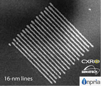SEMATECH Berkeley MET Inpria 16-nm lines